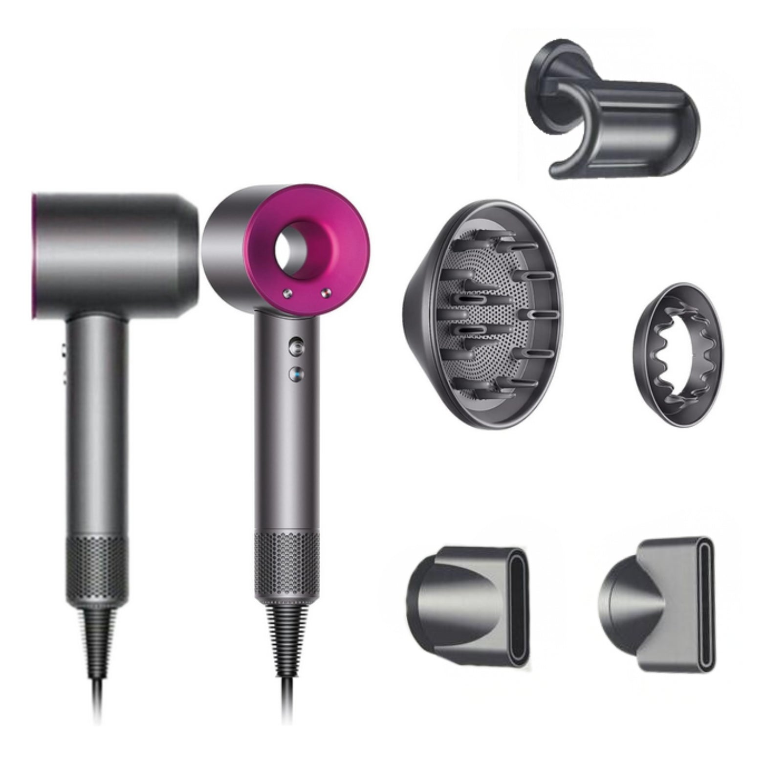 Uscător de Păr 5 în 1, KAKUSIGA, 1400W, Uscare Rapidă, 3 Viteze