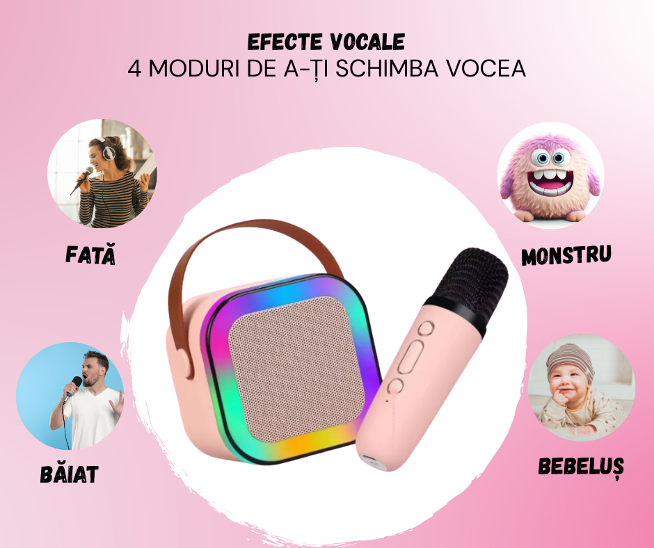 Set de karaoke pentru 2 persoane