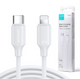 Cablu Date si Incarcare, Joyroom. Type-C la Lightning, PD20W, QC3.0, 2m, Alb